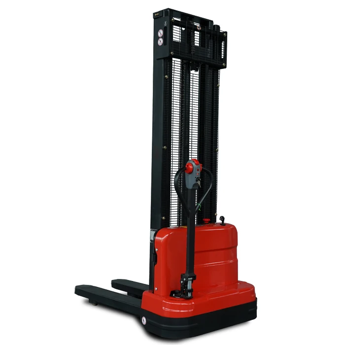 High quality 1400kg electric stacker automatic pallet truck electric stacker forklifts