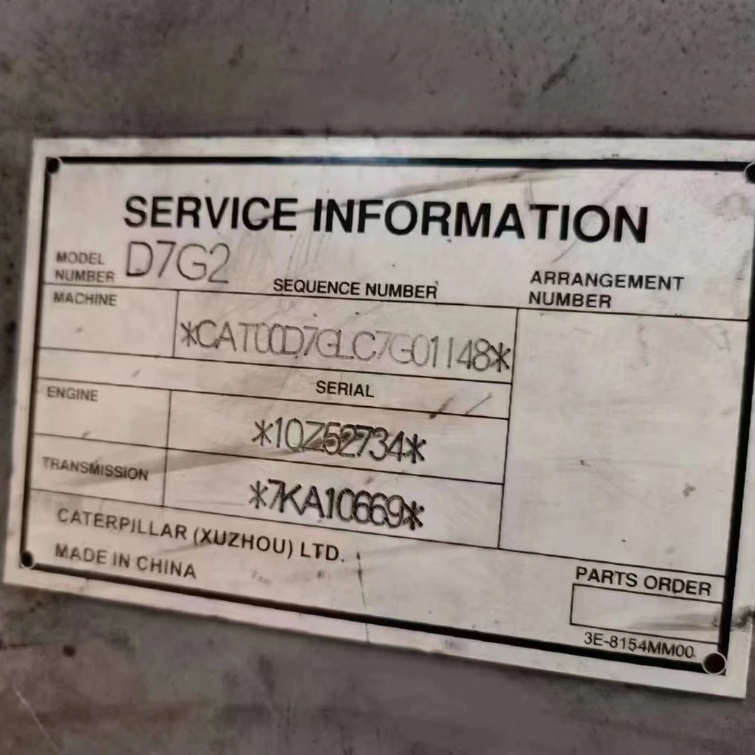 Good Condition Used Caterpillar Bulldozer D7G For Sales Big Crawler Type Bulldozer Running Hour 1108