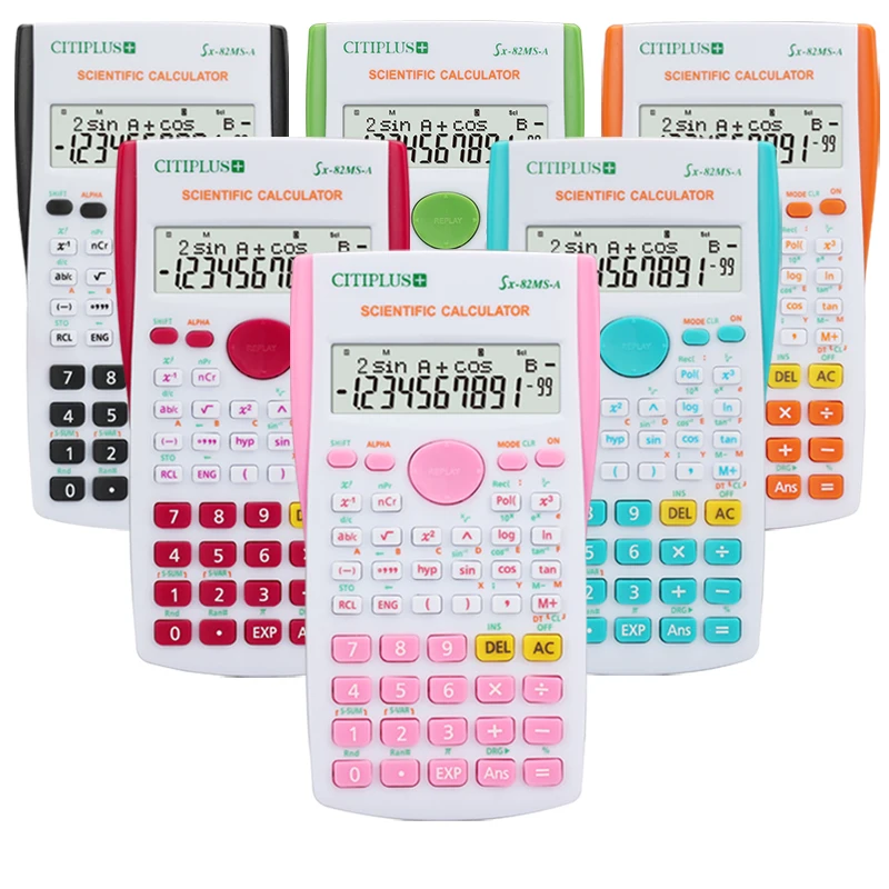 Factory 82MS Calculator With Strength Store Calculadora Plastic Calculator Test Scientific Calculator Calculadora Cientifica