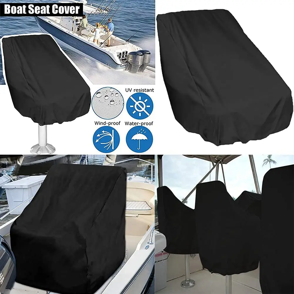 Waterproof Protects Captain Chair Heavy Duty Oxford Fabric Boat Seat Cover Boat Bench Chair Seat Cover