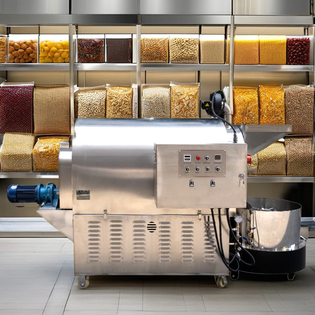 Dongyi Commercial Electric Nuts/Cashew Roaster Machine 20kg/50kg/100kg/batch Restaurant Use Including Whole Grain Raw Materials