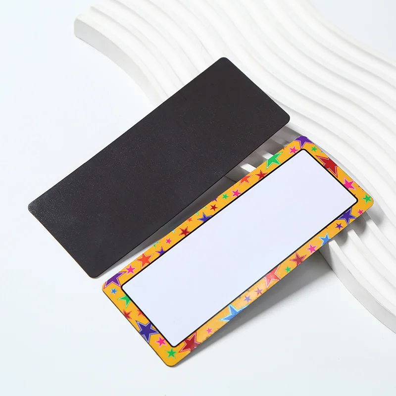 Reusable Magnetic Mini Whiteboard Stickers Erasable Labels Name Stickers magnetic stickers office teaching aids