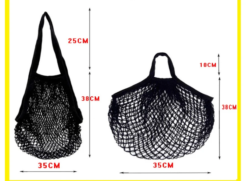 Market Kitchen Grocery Reusable Shopping Vegetable Produce Washable Eco Friendly Tote Organic Cotton Mesh Bags Fruit Net Bag