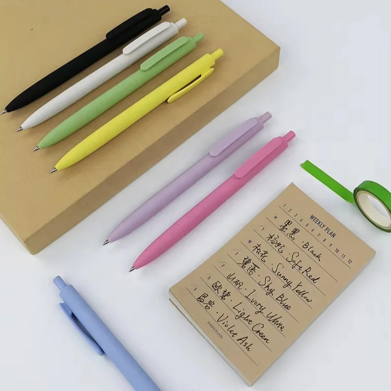 2024 new high quality Custom logo promotional branded plastic pens sublimation gel pens blank white pen customize