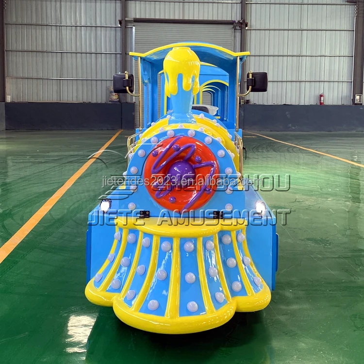 Factory Price Scenic Area Amusement Park Equipment Ride Diesel Steam Track Train Locomotive For Sell