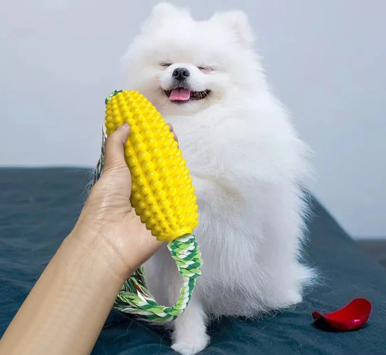 Hot Sale Interactive Pet Chew Toy Corn Stick Dog Chew Toys Puppy Dental Chewing Toy For Sustainable Dogs Puppy Teeth Care