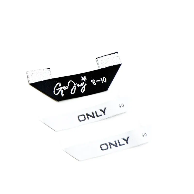 
Custom Log Fabric Shirt Brand Label Woven Tag 