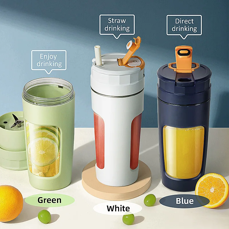 electric USB portable fruit juice maker machine smoothie blender mini mixer bottle orange juice extractor automatic juicers