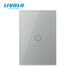 Livolo US Standard 1 Gang 2 Way Touch Screen Light Switch Wall Electric Switches