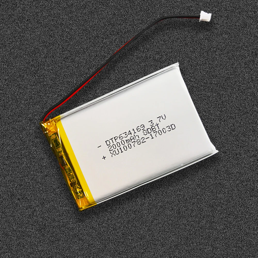 KC перечислен dtp 634169 2000mah Подогрев перчатки батарея 3 7