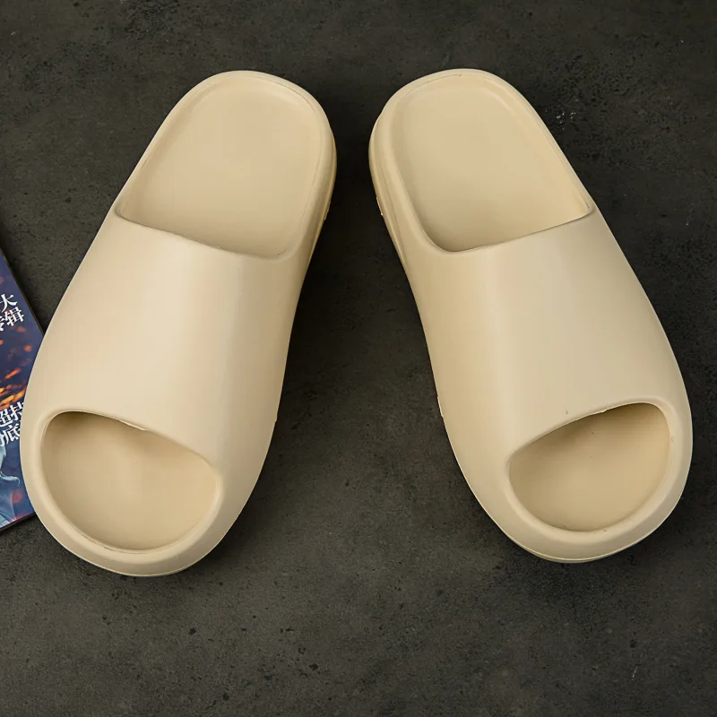 2022 BOYA Latest designs summer sublimation slides waterproof customized logo men flat EVA slides slipper