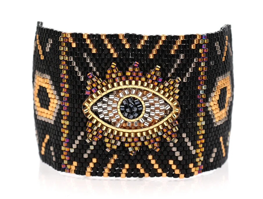 New Arrival, Miyuki Beaded Bracelet, Evil Eye Bracelet, Miyuki Tassel Braided Bracelet