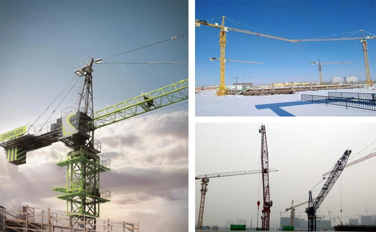 ZOOMLION Tower Crane WA6017-10 10T Flat-top tower crane cheap price for sale