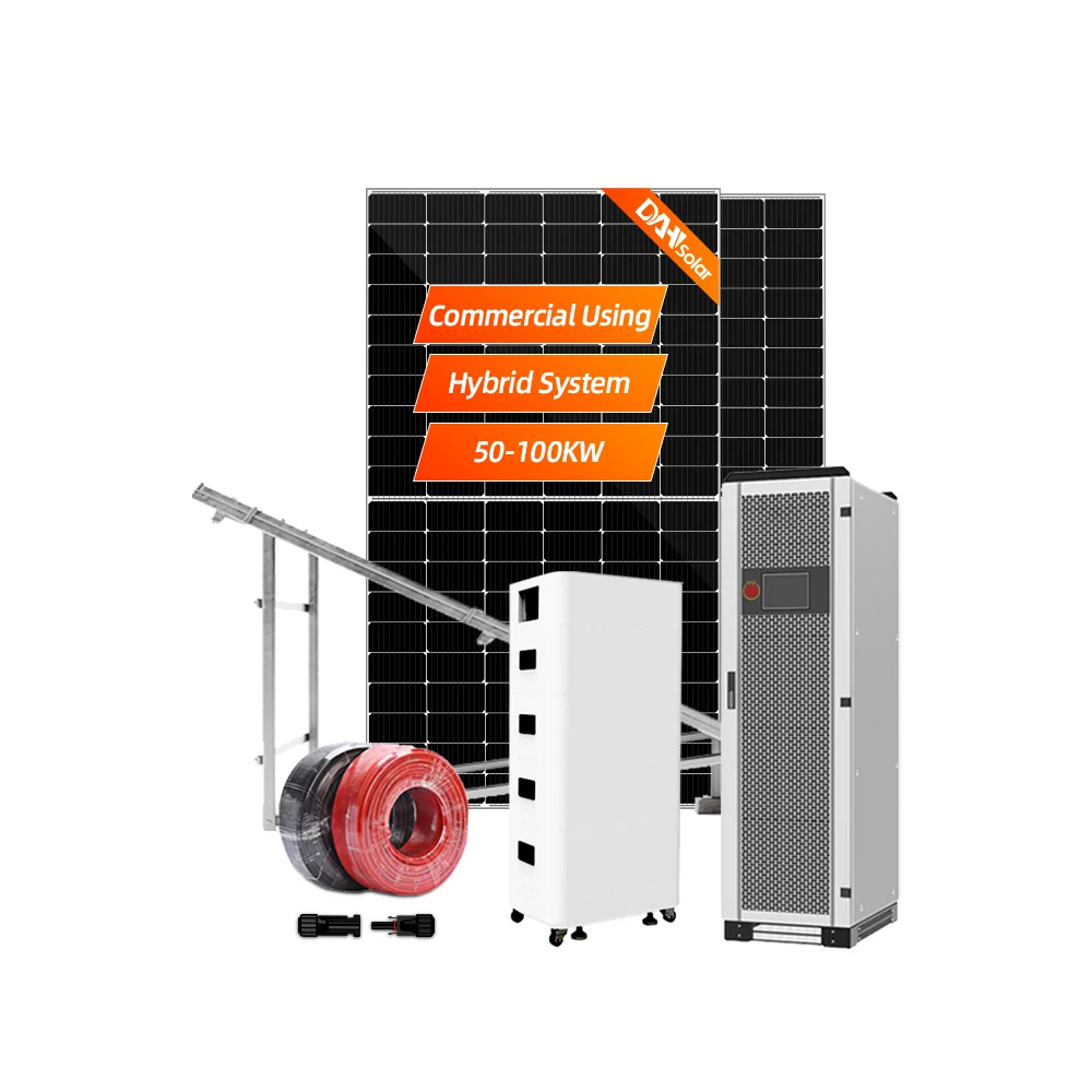 DAH Rotterdam Warehouse 30kw 60kw 80kw 90kw 100kw Hybrid Solar System
