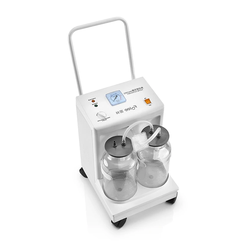 
H002 Hot sale medical ce portable mobile electric ambulance dental phlegm suction unit 