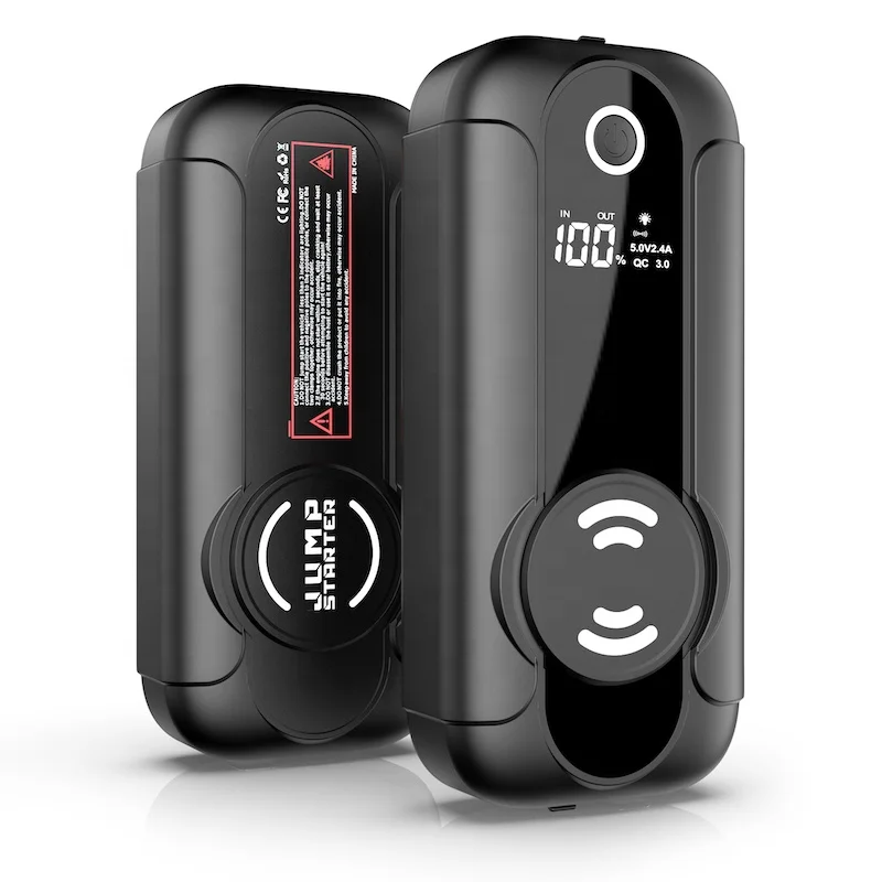 OEM 12v portable supercapacitor wireless charging 4000 amp car jump starter with lithium ion battery