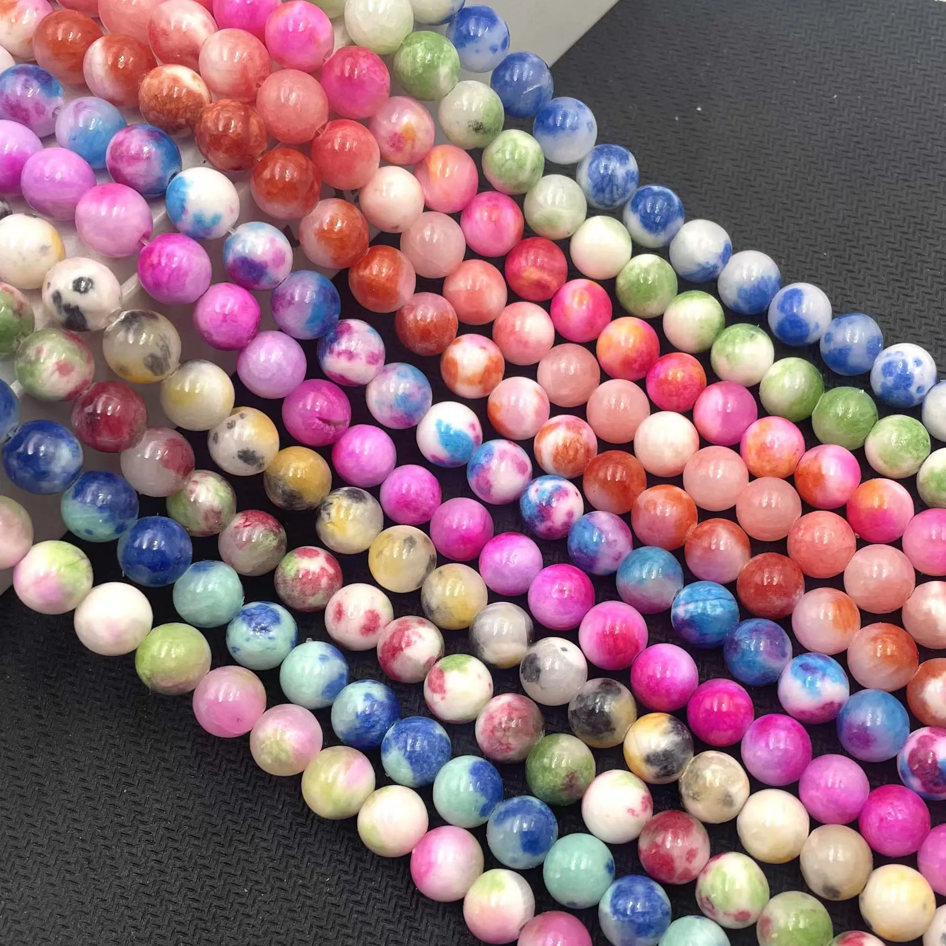 hot sale natural stone beads 6mm 8mm 10mm persian jade rondelle gemstones loose beads charm for jewelry making