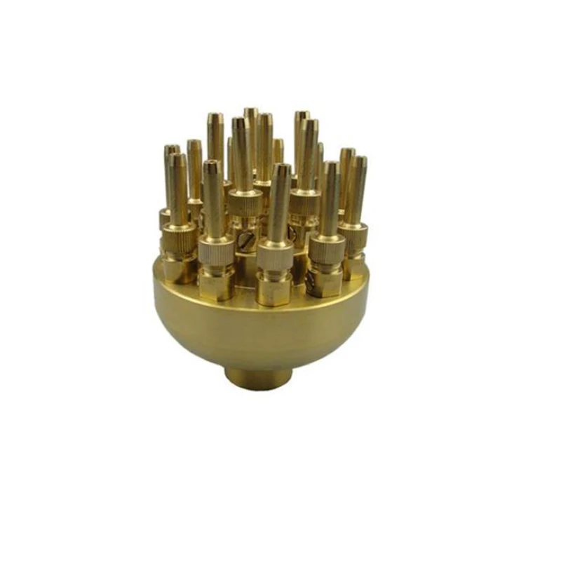 Fountain Equipment Three Tier Flower Shape Brass Fountain Jet Nozzle