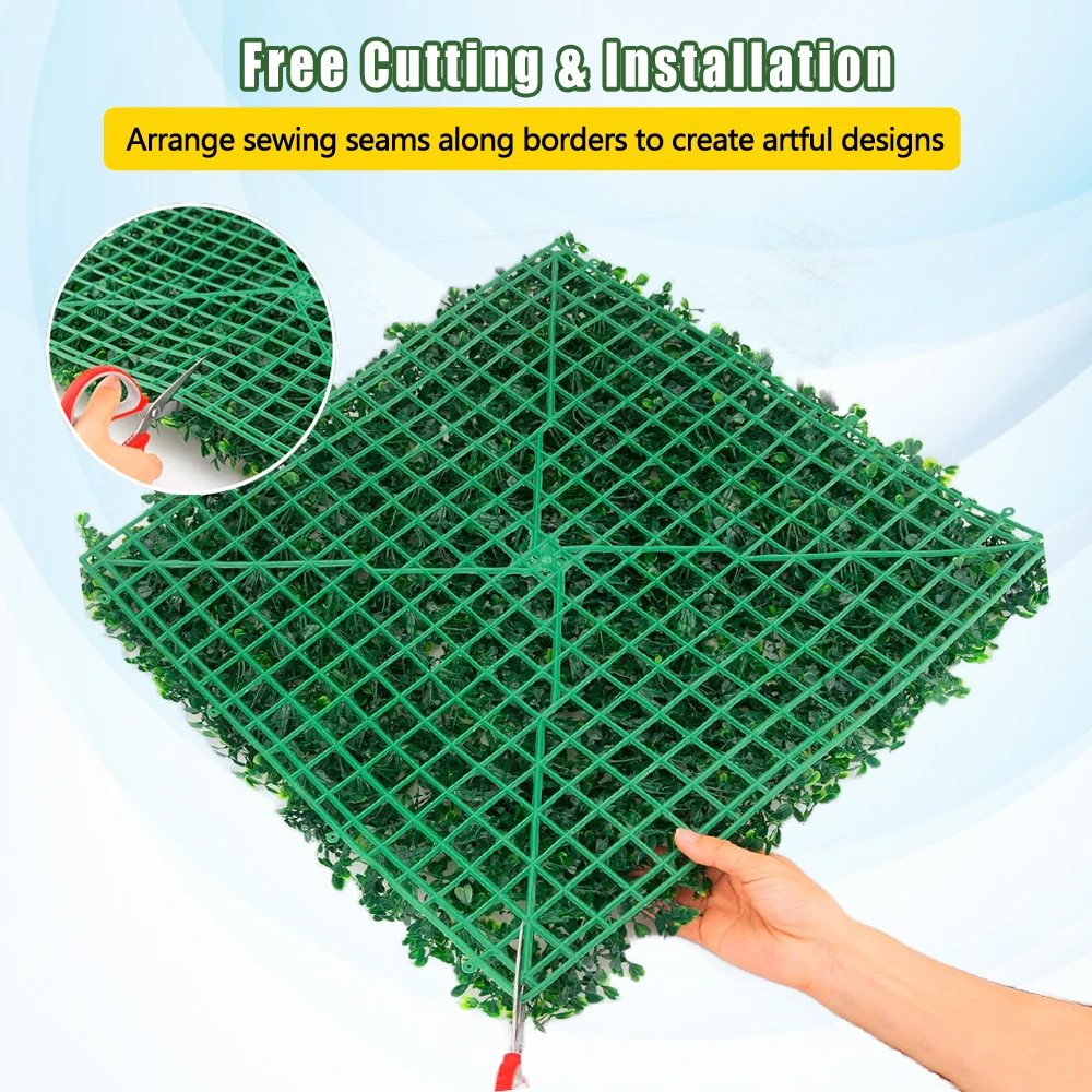 vertical fabric garden tall grass plants artificial uv protected artificial boxwood hedge wall panels for decoration