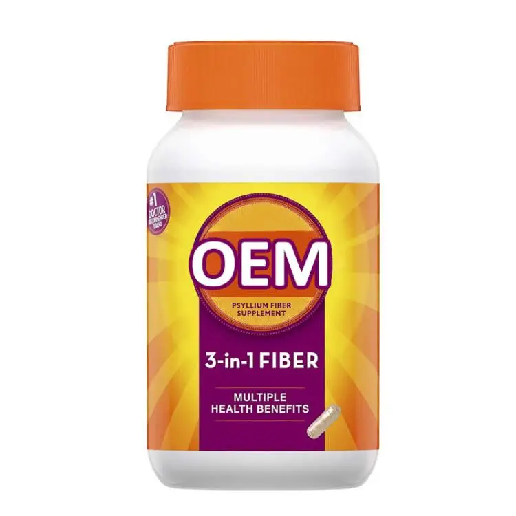 OEM Psyllium Husk Powder 300 capsules for Digestive Health DDP Air ready stock