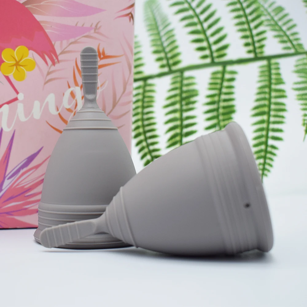 OEM 100% медицинский силиконовый многоразовый Менструальный Кубок Copa менструальные Сертификаты доступны сертификаты ROSH Fr