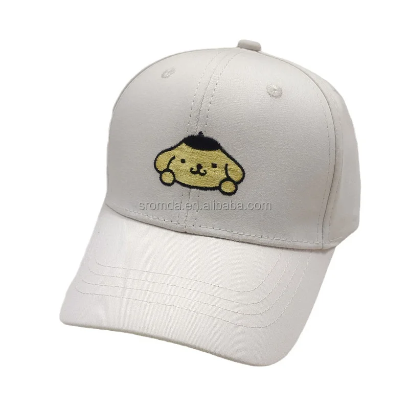 High Quality Kulomi Kids Baseball Cap Unisex Cute Cartoon Sanrios Embroidered Duck Sunhat Hip Hop Cap