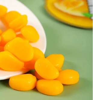 HACCP/BRC Certificate peach and mango Peeling gummy candy Jelly fruit Casings gummy candy