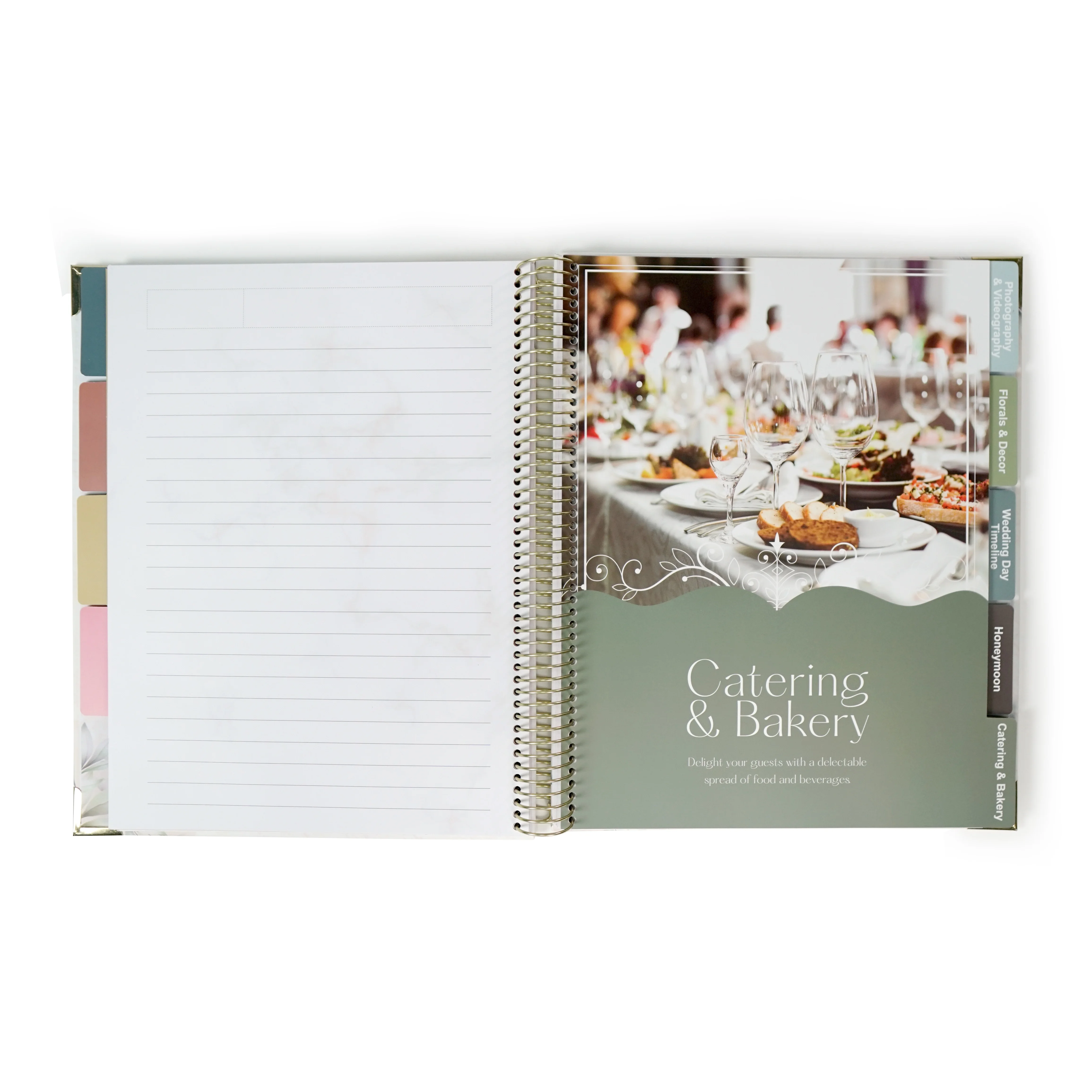 Diary A5 Spiral Wedding Planner Notebooks Journal For Gift Custom Printed Pages 2024 Printing Personalized Organizer Planner