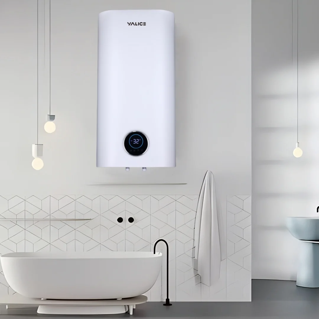 High Quality 80L Electric Water Heater Touch Panel Control Multiple Colors Available Storage Hotels Salons Commercial Use