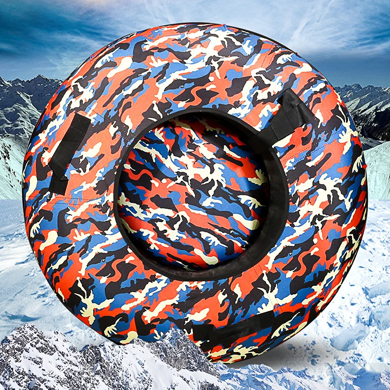 Factory Winter Snow Tube Inflatable Sled For Kids And Adults