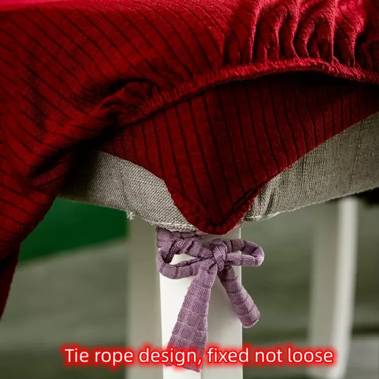 Wholesale and retail high quality Knitted stretch chair cover hemline design universal size seat covers