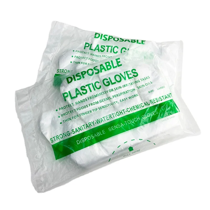 
Plastic pe disposable gloves food grade glove disposable gloves pe 
