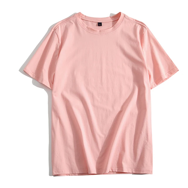 cotton bamboo spandex oversize blank t-shirt