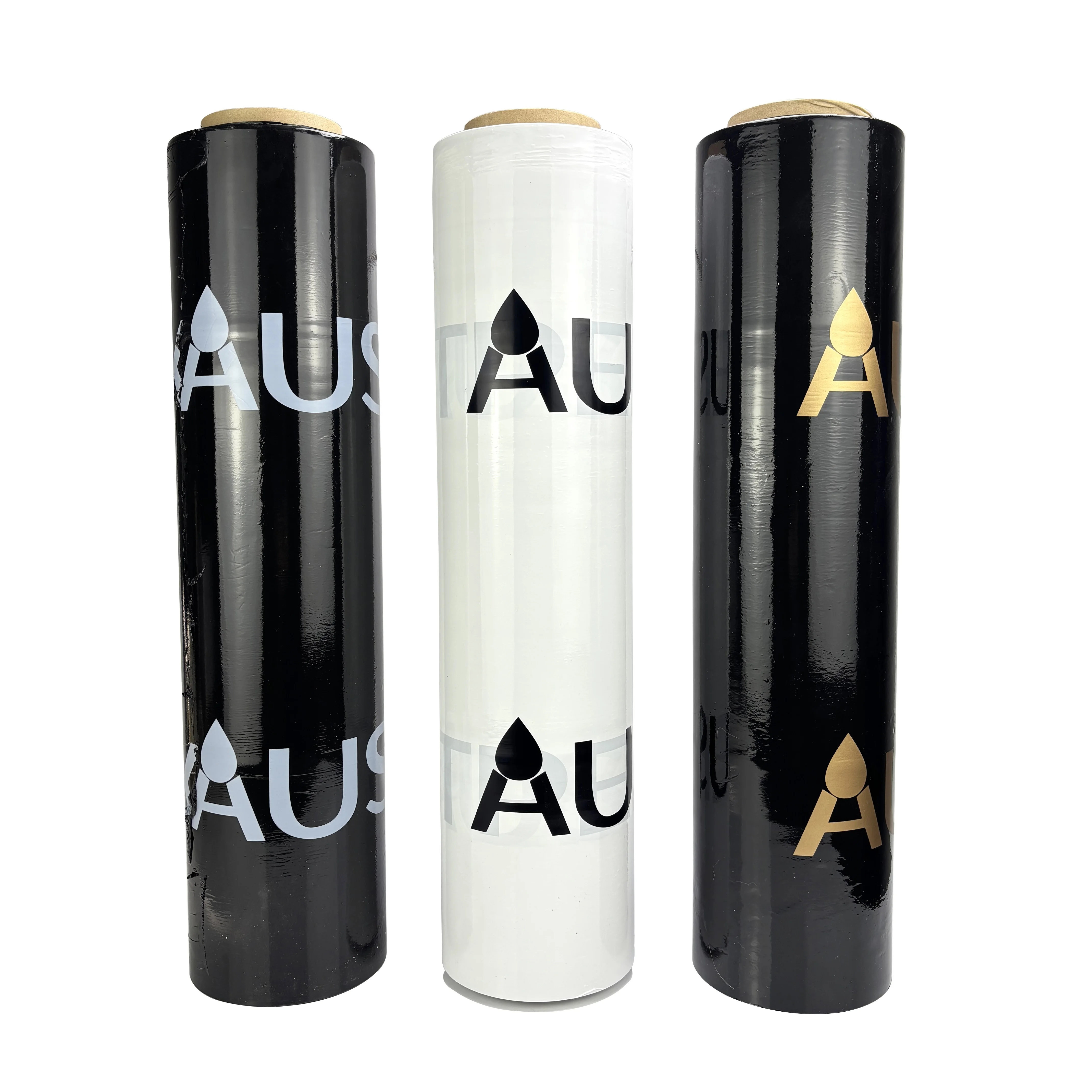 Custom Printed LLDPE LDPE Machineable Plastic Shrink Stretch Pallet Wrap Film with logo