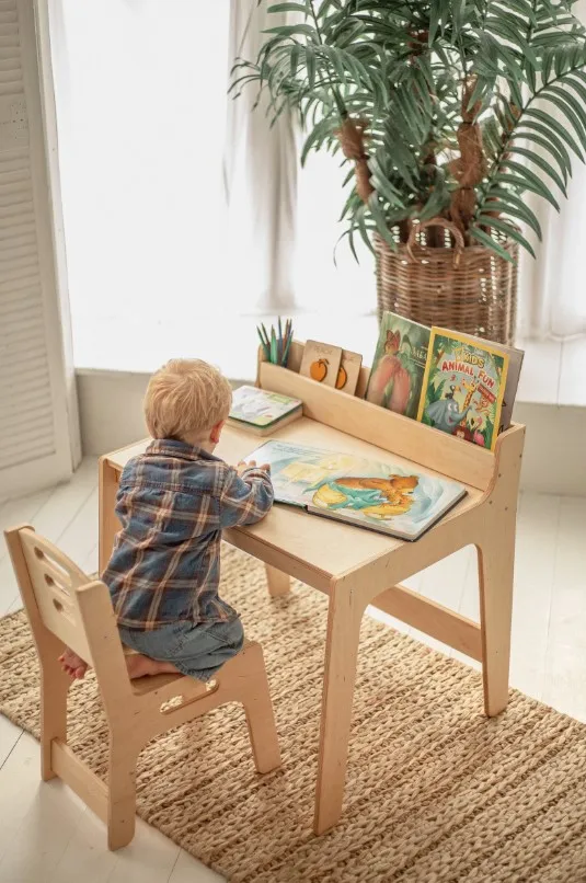 LM KIDS kids furniture wooden activity table montessori furniture Montessori Table And Chair kids table and chairs