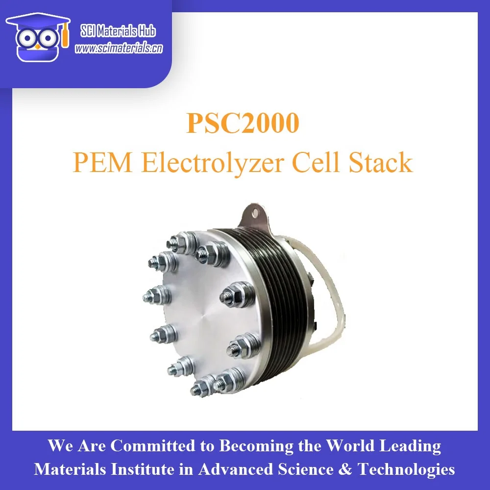 PEM Electrolyzer Cell Stack / H2 Production 60ml/min - 2L/min / H2 Purity 99.999% /Lab usage