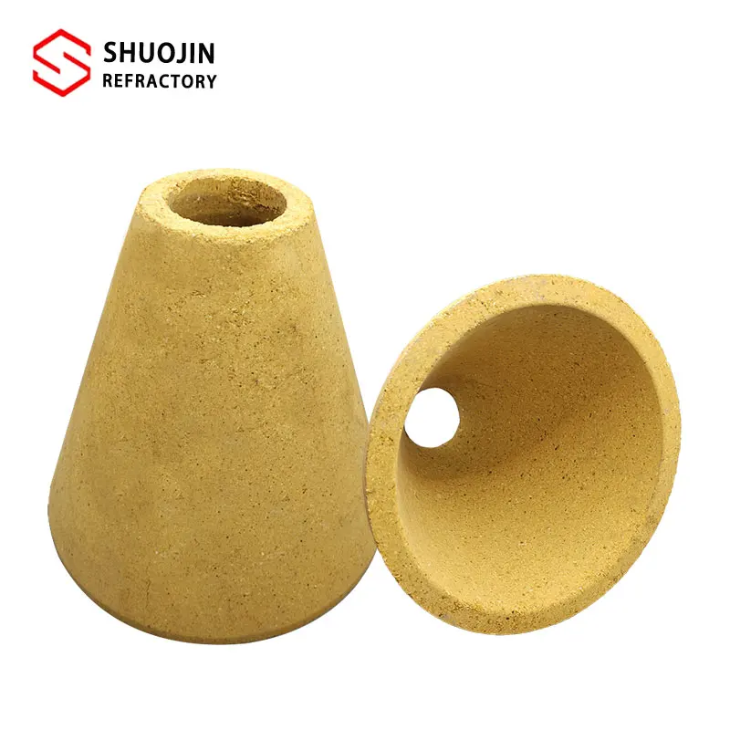 High quality flow steel bricks with 60% alumina are used in steel factories