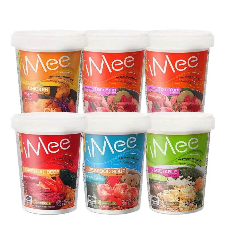 IMEE tom yam gongi flavor sour spicy  Ramen salty soup cup Noodles Instant Noodles