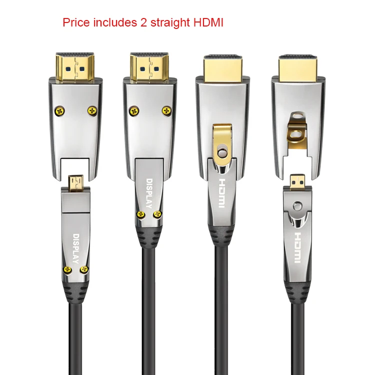 D TO D 5M 6M 8M Customized 8K Hdmi Cable Optical Fiber Support 48Gbps 8K@60Hz HDMI Cable 8K