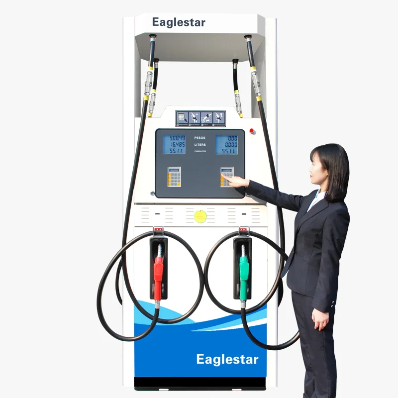 Eaglestar Six Four Nozzles Hose Oil Gasoline Diesel Tokheim Fuel Dispenser Price for Gas Petrol Station Filling Pump