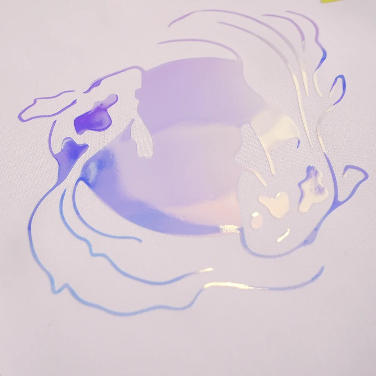 High quality clothes pet heat vinyl textil hologram transfer film