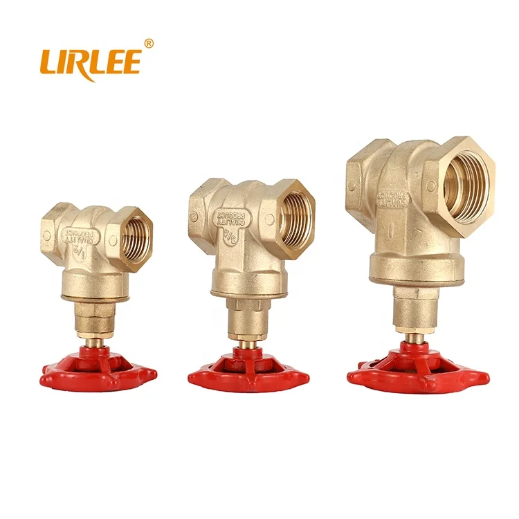 LIRLEE Wholesale Npt Bsp Water Control Female Thread High Pressure Manual Brass Gate Valve