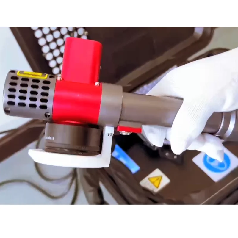 2023 Small Laser Oxide Cleaning Machine JPT 100w Pulse Laser Iron Steel Plastic Wood Surface Cleaner