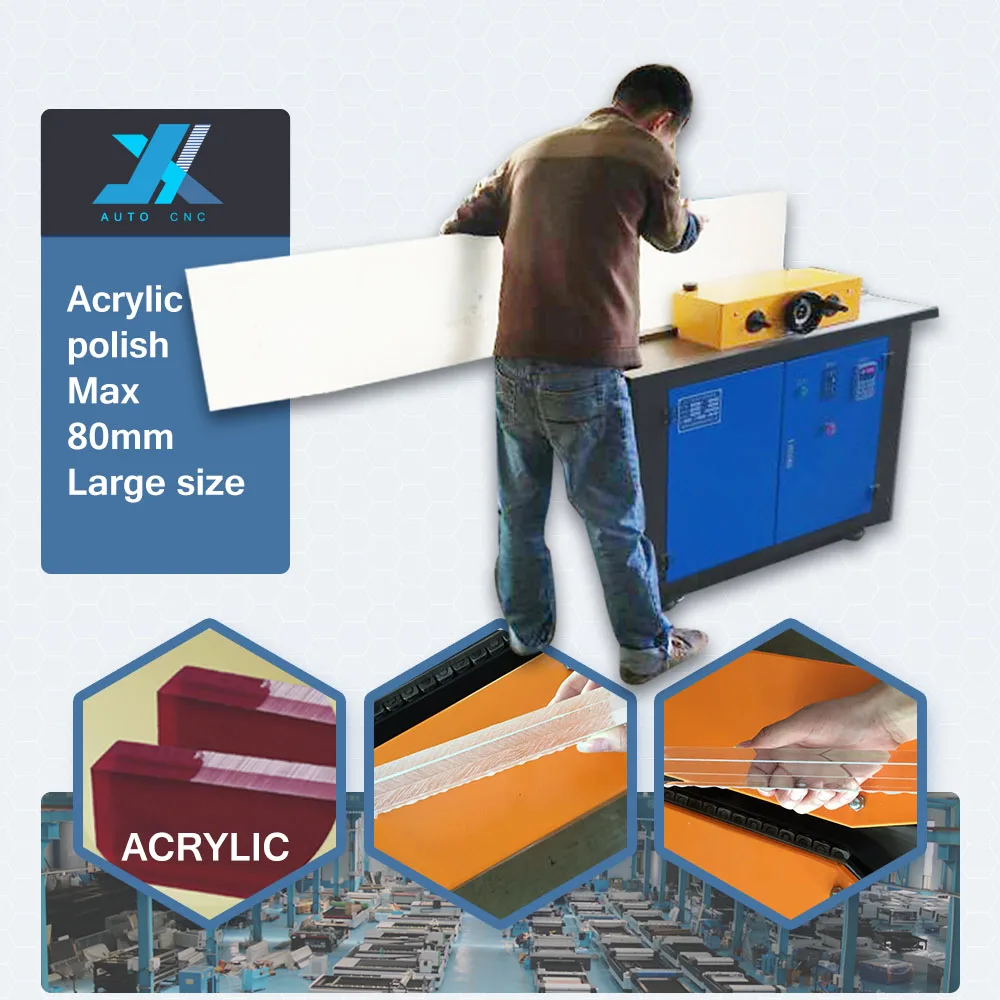 JX 2022 Hot Sell JX-1350 Organic Glass Edge Acrylic Polisher High-speed Acrylic Diamond Polishing Machine for Acrylic PMMA PS