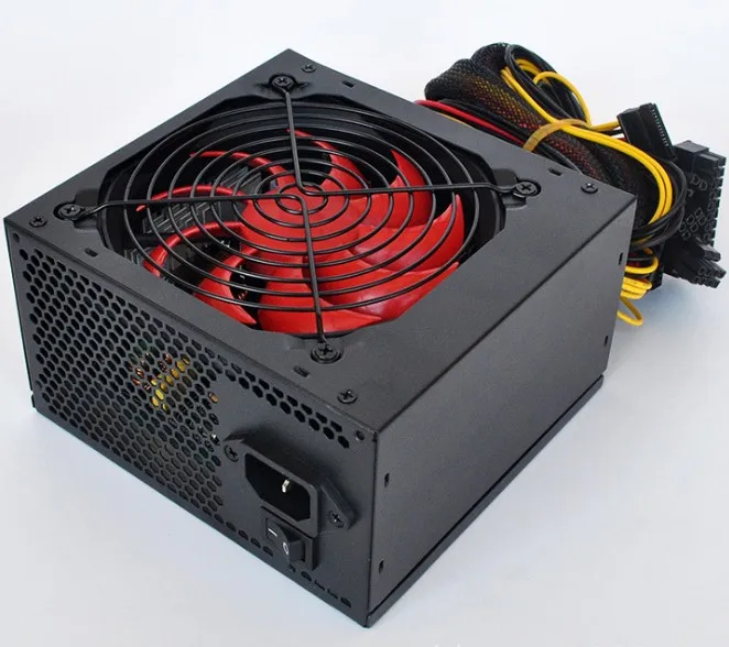  Блок питания 700 W с бесшумным вентилятором блок ATX 24-контактный 12 см ПК компьютерный