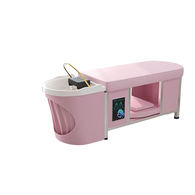 2024 new Head spa equipment beauty salon furniture thai hair washing steam bowl water circulating massage Shampoo bed