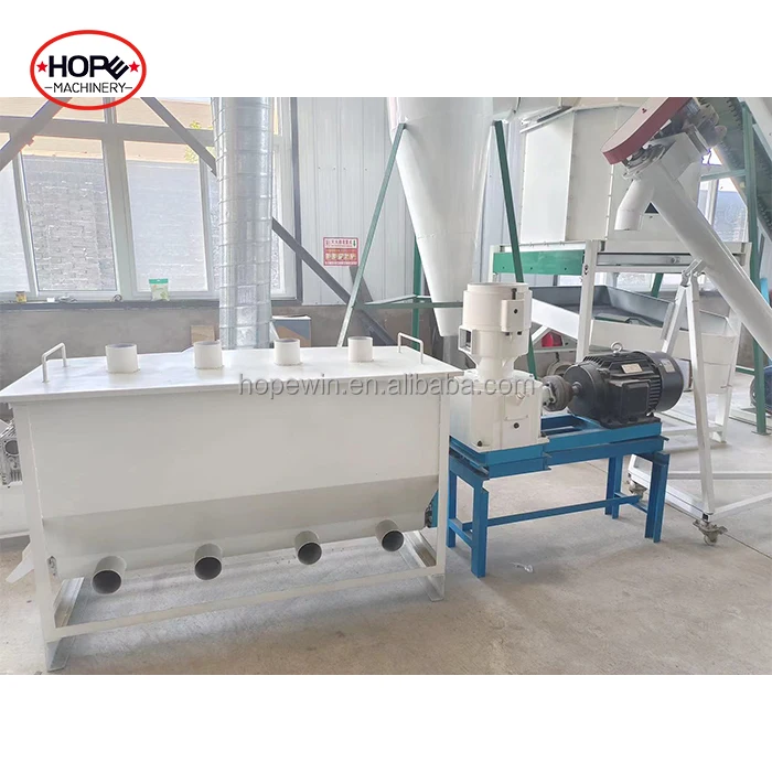 small feed production line full automatic