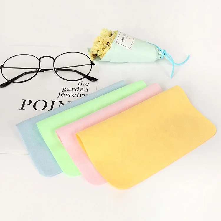 Ткань из микрофибры для чистки ювелирных изделий/часов/камеры/телефона с пользовательским логотипом