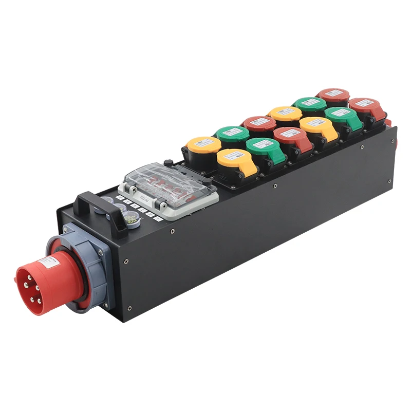 12 Road 16A Waterproof Output Power Distributor In Rectangle Shape
