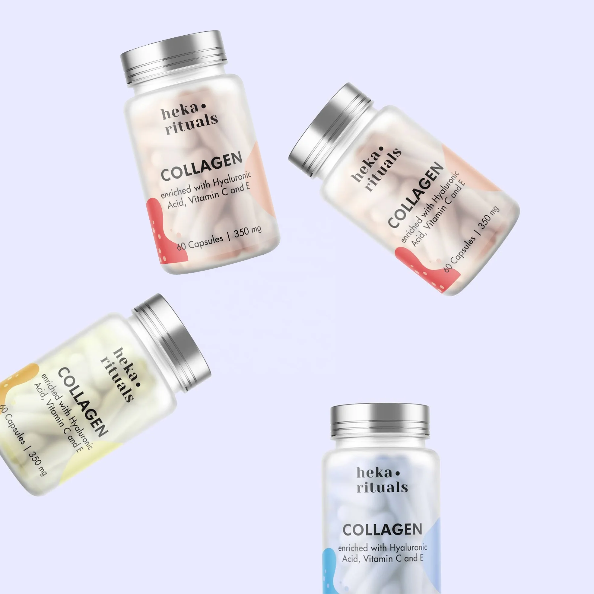 Hot sales Customized Health Care Product Plastic Bottle Label Adhesive Supplement Pill Medicine Label Sticker